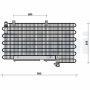 TSP0225013 Kondenzátor, klimatizace DELPHI