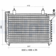TSP0225295 Kondenzátor, klimatizace DELPHI