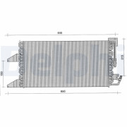 TSP0225417 Kondenzátor, klimatizace DELPHI