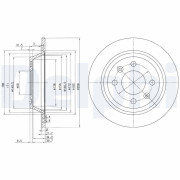 BG2420C DELPHI brzdový kotúč BG2420C DELPHI