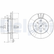BG2835 DELPHI brzdový kotúč BG2835 DELPHI