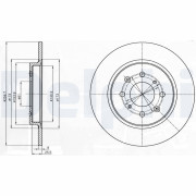 BG4385C DELPHI brzdový kotúč BG4385C DELPHI