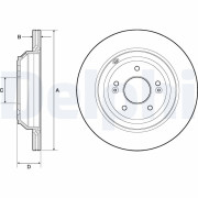 BG4756C DELPHI brzdový kotúč BG4756C DELPHI