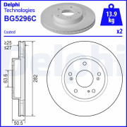 BG5296C DELPHI brzdový kotúč BG5296C DELPHI