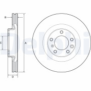 BG9119C Brzdový kotouč DELPHI