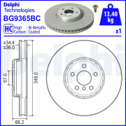 BG9365BC Brzdový kotouč DELPHI