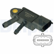 DPS00018 Senzor, tlak výfukového plynu DELPHI
