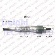 HDS821 Žhavicí svíčka DELPHI