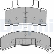 LP1167 Sada brzdových destiček, kotoučová brzda DELPHI