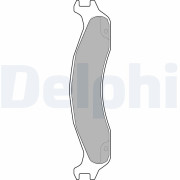 LP1171 Sada brzdových destiček, kotoučová brzda DELPHI