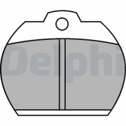 LP119 DELPHI sada brzdových platničiek kotúčovej brzdy LP119 DELPHI