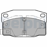 LP1196 Sada brzdových destiček, kotoučová brzda DELPHI