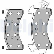 LP1258 Sada brzdových destiček, kotoučová brzda DELPHI