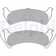 LP1627 DELPHI sada brzdových platničiek kotúčovej brzdy LP1627 DELPHI