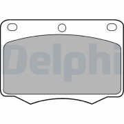 LP184 DELPHI sada brzdových platničiek kotúčovej brzdy LP184 DELPHI