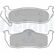 LP2109 DELPHI sada brzdových platničiek kotúčovej brzdy LP2109 DELPHI