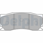 LP2216 Sada brzdových destiček, kotoučová brzda DELPHI