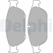 LP2238 Sada brzdových destiček, kotoučová brzda DELPHI