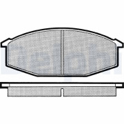 LP230 DELPHI sada brzdových platničiek kotúčovej brzdy LP230 DELPHI