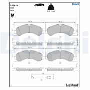 LP3828 Sada brzdových destiček, kotoučová brzda DELPHI
