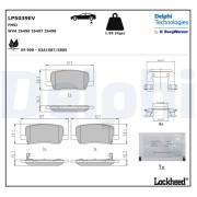 LP5039EV DELPHI sada brzdových platničiek kotúčovej brzdy LP5039EV DELPHI