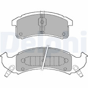 LP897 DELPHI sada brzdových platničiek kotúčovej brzdy LP897 DELPHI