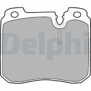 LP908 DELPHI sada brzdových platničiek kotúčovej brzdy LP908 DELPHI