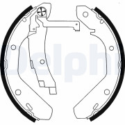 LS1594 DELPHI sada brzdových čeľustí LS1594 DELPHI