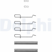 LX0072 DELPHI sada príslużenstva oblożenia kotúčovej brzdy LX0072 DELPHI