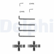 LX0120 Sada prislusenstvi, oblozeni kotoucove brzdy DELPHI