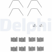 LX0132 DELPHI sada príslużenstva oblożenia kotúčovej brzdy LX0132 DELPHI