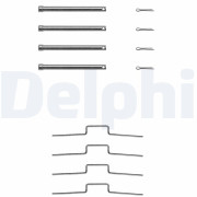 LX0165 Sada příslušenství, obložení kotoučové brzdy DELPHI