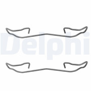LX0167 Sada příslušenství, obložení kotoučové brzdy DELPHI