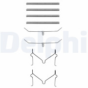 LX0182 DELPHI sada príslużenstva oblożenia kotúčovej brzdy LX0182 DELPHI