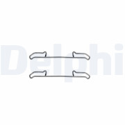 LX0192 Sada prislusenstvi, oblozeni kotoucove brzdy DELPHI