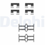 LX0208 Sada příslušenství, obložení kotoučové brzdy DELPHI