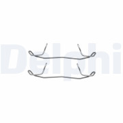 LX0210 Sada příslušenství, obložení kotoučové brzdy DELPHI