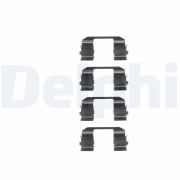 LX0214 Sada prislusenstvi, oblozeni kotoucove brzdy DELPHI