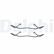 LX0236 Sada příslušenství, obložení kotoučové brzdy DELPHI