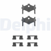 LX0240 Sada příslušenství, obložení kotoučové brzdy DELPHI