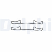 LX0294 Sada příslušenství, obložení kotoučové brzdy DELPHI