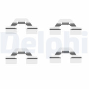 LX0430 Sada příslušenství, obložení kotoučové brzdy DELPHI