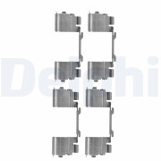 LX0479 Sada příslušenství, obložení kotoučové brzdy DELPHI