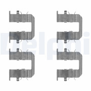 LX0489 Sada příslušenství, obložení kotoučové brzdy DELPHI