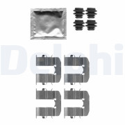 LX0512 Sada příslušenství, obložení kotoučové brzdy DELPHI