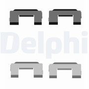 LX0517 Sada příslušenství, obložení kotoučové brzdy DELPHI