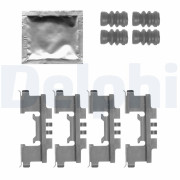 LX0547 Sada příslušenství, obložení kotoučové brzdy DELPHI