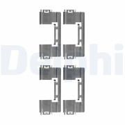 LX0551 Sada příslušenství, obložení kotoučové brzdy DELPHI