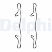 LX0571 Sada příslušenství, obložení kotoučové brzdy DELPHI