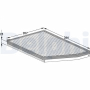 TSP0325053 DELPHI filter vnútorného priestoru TSP0325053 DELPHI